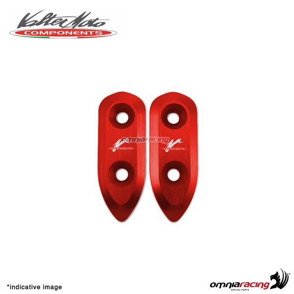 Valtermoto mirrors hole covers red aluminum for BMW S1000RR 2009>2018