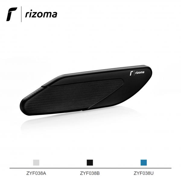 Rizoma "ZYF038B" - tappo foro specchio colore nero per Yamaha Tmax 530 2012>