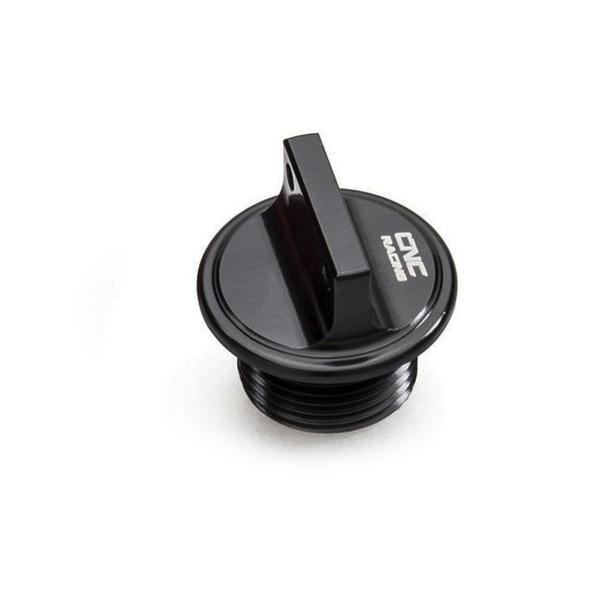 Tappo carico olio CNC Racing nero Corse Aprilia RS660 2021-2022