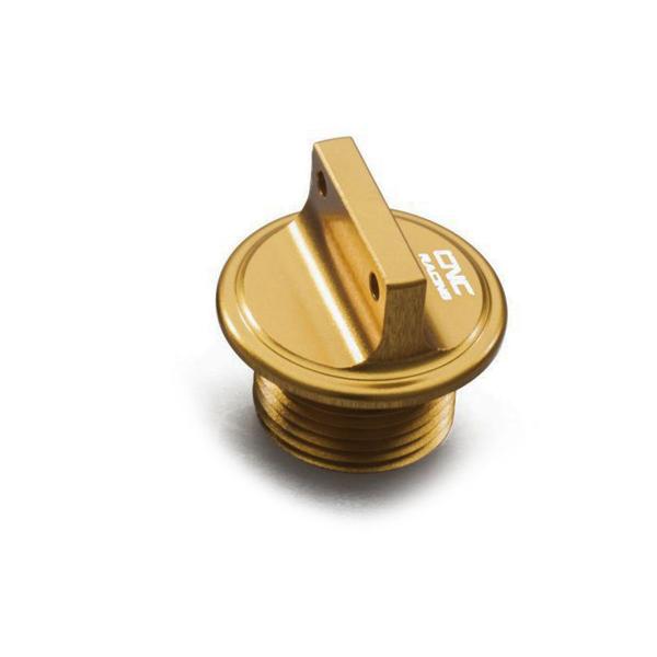 CNC Racing oil filler cap gold Corse Aprilia Dorsoduro 1200 2010-2015