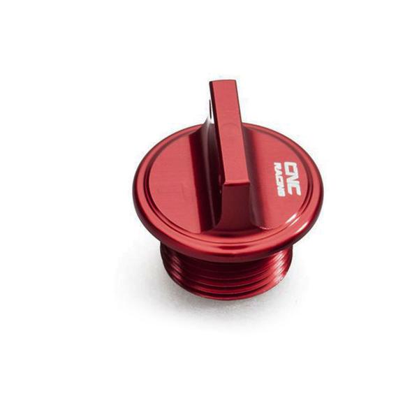CNC Racing oil filler cap red Corse Aprilia Dorsoduro 1200 2010-2015