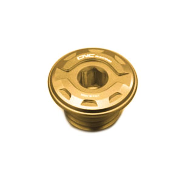 Tappo carico olio CNC Racing oro Gear Ducati Diavel V4 2023