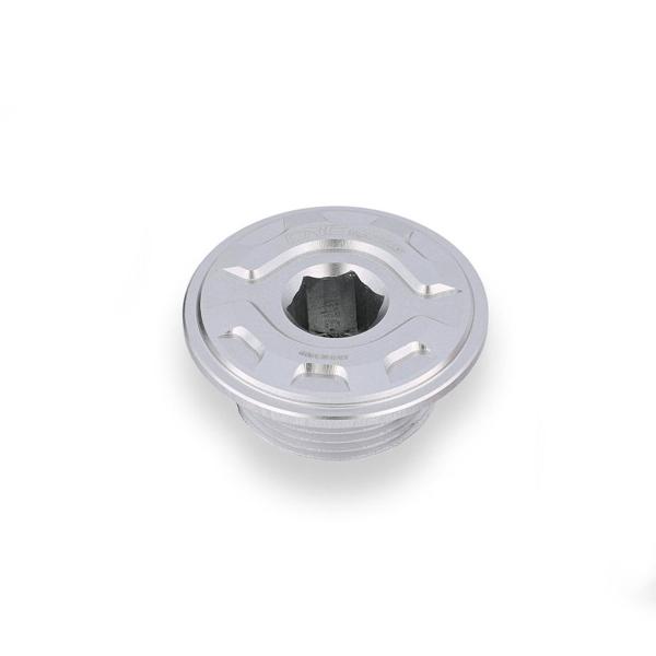 Tappo carico olio CNC Racing argento Gear Aprilia RSV4 1100 2021-2022