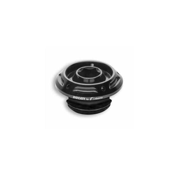 Rizoma black aluminum engine oil cap Ducati Multistrada V4 2021-2023