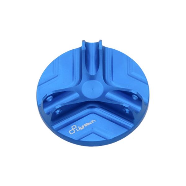 Lightech blue cobalt engine oil cap Yamaha R1M 2024