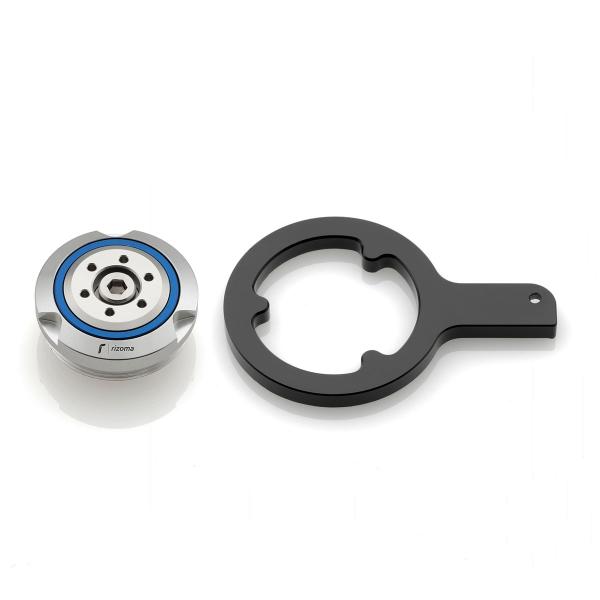 Rizoma silver engine oil cap Bmw HP2 Enduro