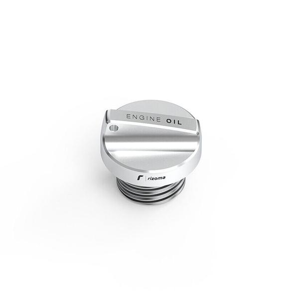 Rizoma Engine Oil Cap Silver Color Yamaha Tmax 560 2020-2023
