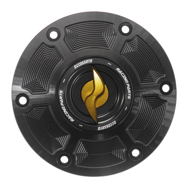 Accossato gold aluminum fuel tank cap quick release KTM 1290 SuperDuke 2014-2021