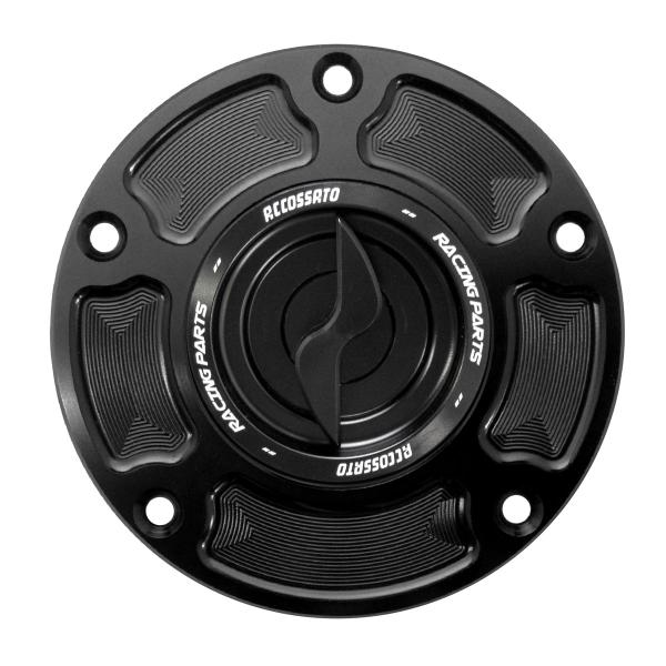 Accossato black aluminum fuel tank cap quick release MV Agusta 1000 Brutale 2020-2021