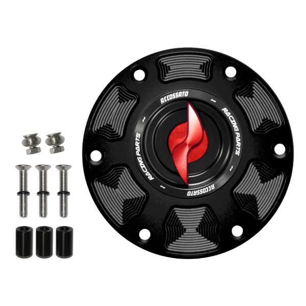 Tappo serbatoio benzina Accossato alluminio rosso chiusura rapida MV Agusta Turismo Veloce 800 2021