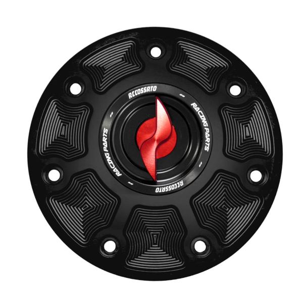 Tappo serbatoio benzina Accossato alluminio rosso chiusura rapida KTM 125 Duke 2021