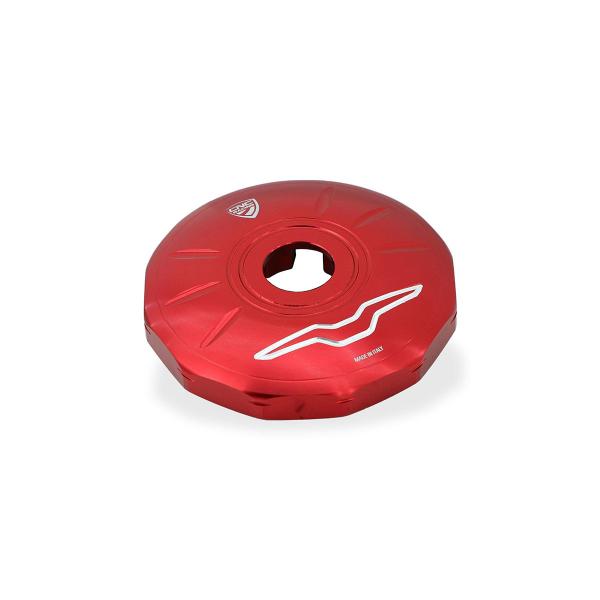 Tappo serbatoio benzina CNC Racing rosso Moto Guzzi V7 Stone 2019-2023