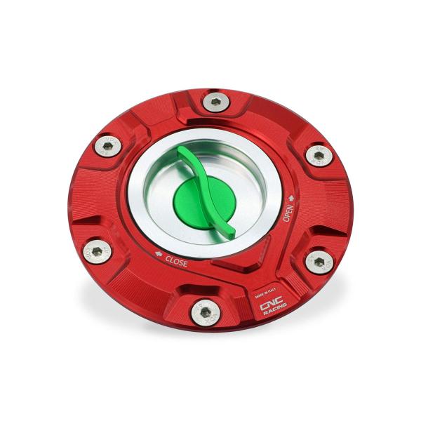 CNC Racing red fuel tank cap Livrea Tricolore Mv Agusta Dragster 800 Rosso 2020-2024