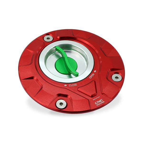 Tappo serbatoio benzina CNC Racing Livrea Tricolore rosso Ducati Monster 821 2014-2020