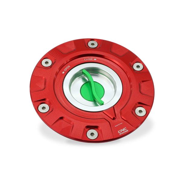 Tappo serbatoio benzina CNC Racing Livrea Tricolore rosso Ducati Multistrada V4 2021-2024