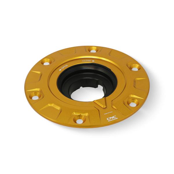 Flangia tappo serbatoio benzina CNC Racing Gear oro Ducati Diavel 1260 2019-2022