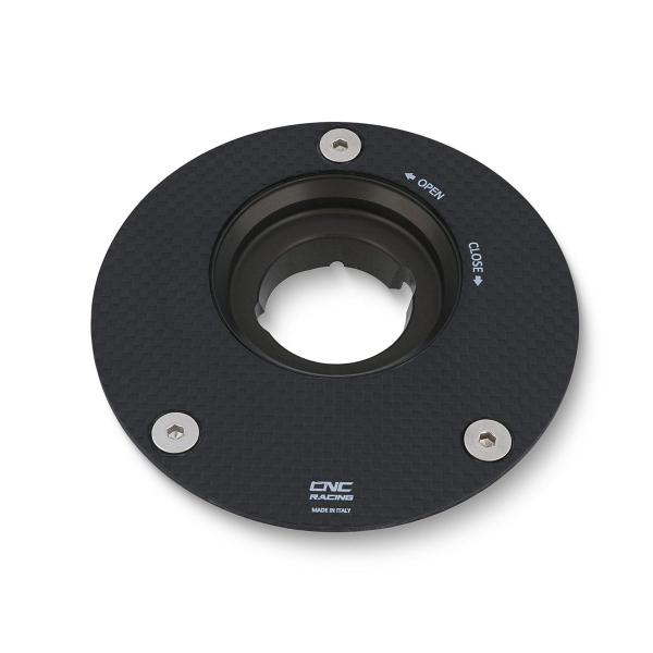 Flangia tappo serbatoio benzina CNC Racing Carbon Opaco Ducati 748 1995-2003