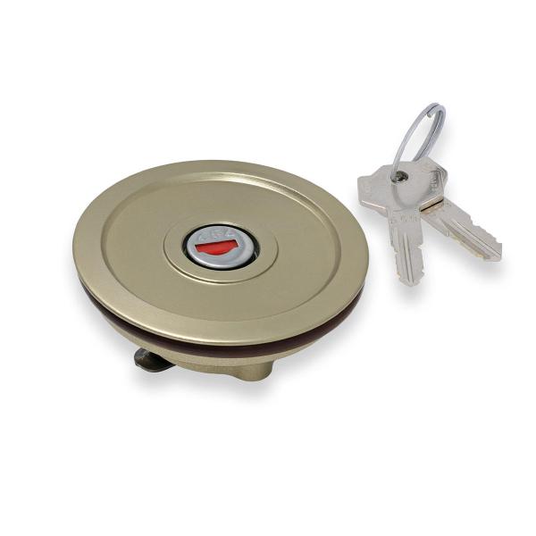 Chiusura tappo serbatoio benzina CNC Racing Key Lock Bronzo