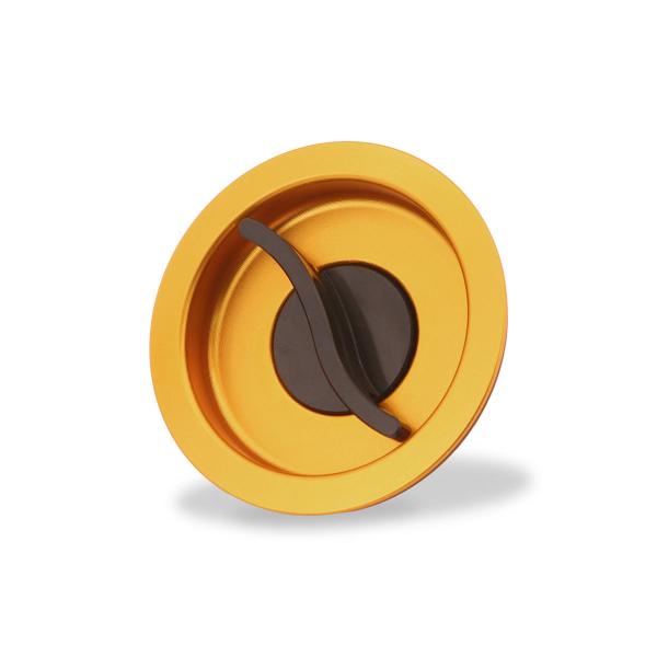 Chiusura tappo serbatoio benzina CNC Racing Fast Open Bicolor Oro/Nero