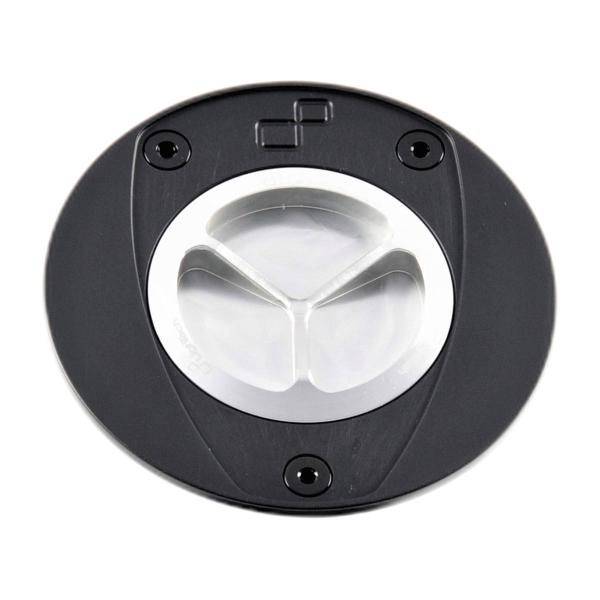 Lightech silver spin locking fuel tank cap Ducati Panigale 1199 2012-2017