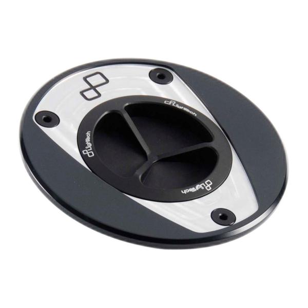Lightech B/W spin locking fuel tank cap Kawasaki Ninja 400 2018-2023