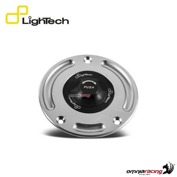 Tappo serbatoio benzina a sgancio rapido Lightech silver per Ducati 749/999 R/S