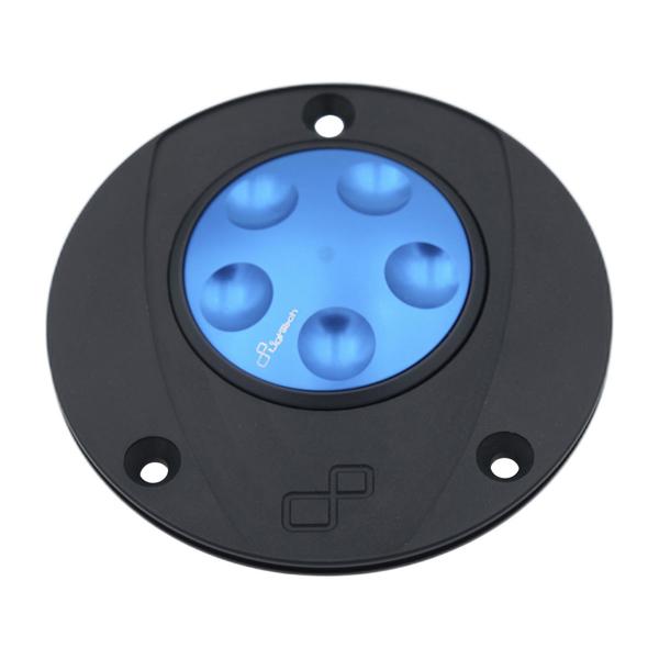 Lightech blue cobalt quick release fuel tank cap Suzuki GSXR750 2008-2017