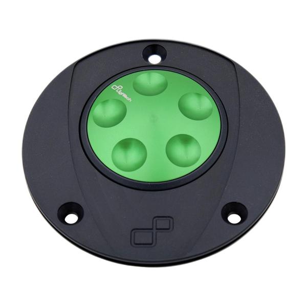 Lightech green quick release fuel tank cap Kawasaki Ninja 400 2018-2023