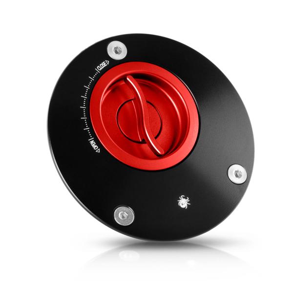 Tappo serbatoio sgancio rapido Paraxite rosso Ducati Monster 937 2021-2024