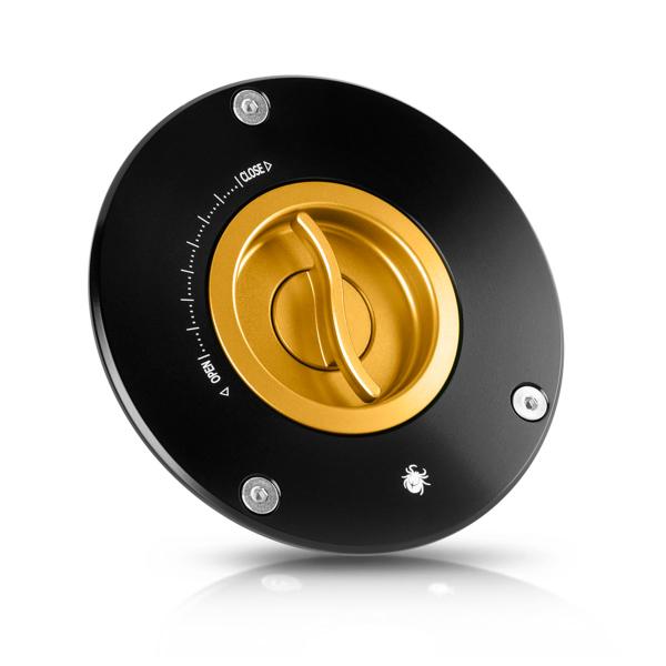 Paraxite gold quick release tank cap Aprilia RSV4R 2010-2015