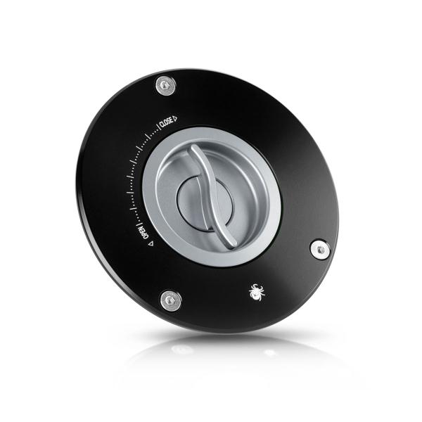 Paraxite silver quick release tank cap Ducati Monster 696 2008-2014