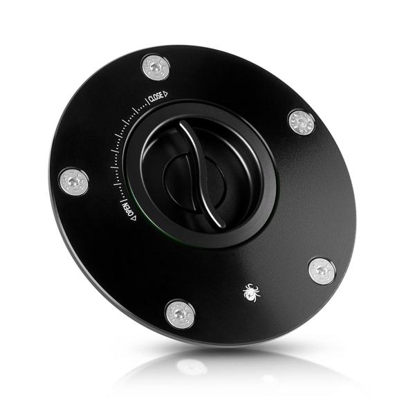 Paraxite black quick release tank cap Kawasaki Versys 1000 2011-2014