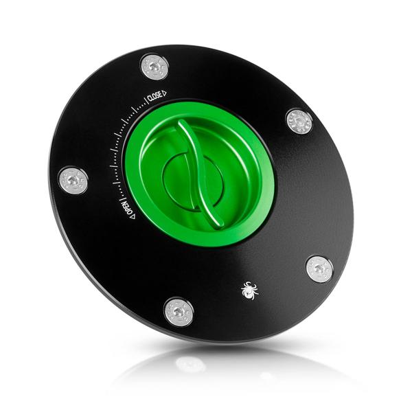 Tappo serbatoio sgancio rapido Paraxite verde Kawasaki Z1000 2010-2013