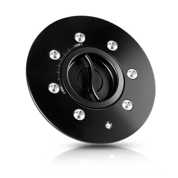 Paraxite black quick release tank cap Kawasaki Z650 2021-2024