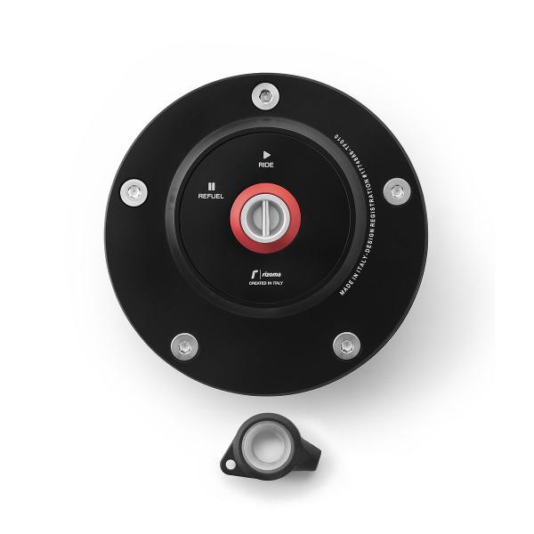 Tappo serbatoio benzina Rizoma nero Kawasaki ER6F 2009-2011