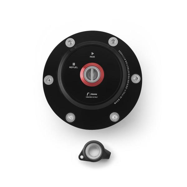 Rizoma black fuel tank cap Aprilia RS660 2020-2024