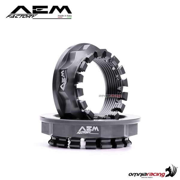 Dadi AEM M55 in alluminio ergal colore grigio ardesia