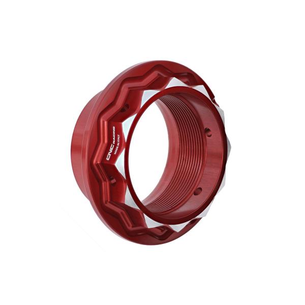Dado ruota posteriore destro CNC Racing Rosso/Argento Mv Agusta Brutale 1078 RR 2007-2011