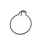 CNC Racing black Safety spring clip for rear wheel nut Ducati Panigale V4 2018-2024