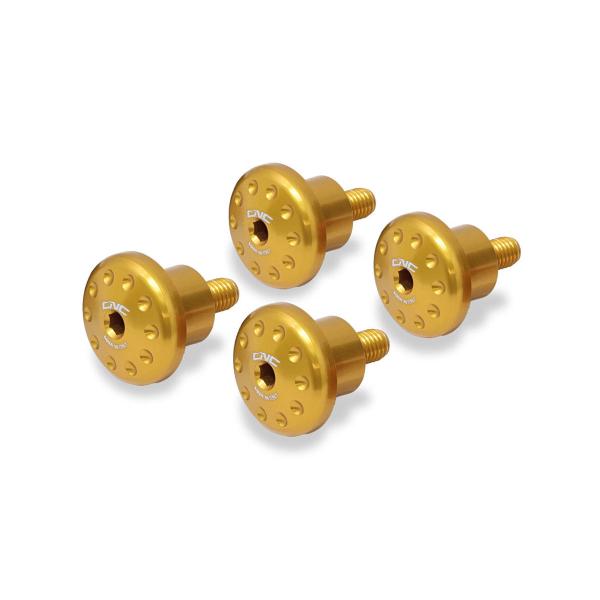CNC Racing gold windshield screw kit Ducati DesertX 937 2022-2024