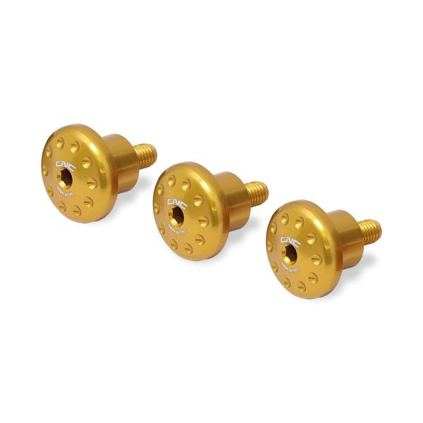 CNC Racing gold side and tail screw kit Ducati Hypermotard 821 2013-2015