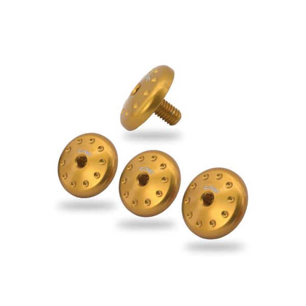 CNC Racing gold windshield screw kit Ducati Hyperstrada 821 2013-2015