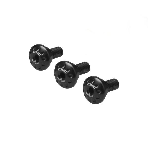 CNC Racing black rear fender screw kit Ducati Multistrada V4S 2021-2024