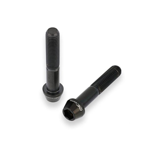 Kit viti pinza freno anteriore M10 (2pz) CNC Racing nero Aprilia RSV4RR 2017-2018