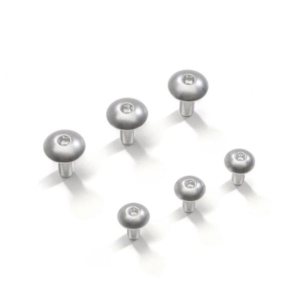 Kit viteria carena in ergal CNC Racing argento Ducati Scrambler 800 Full Throttle 2015-2024