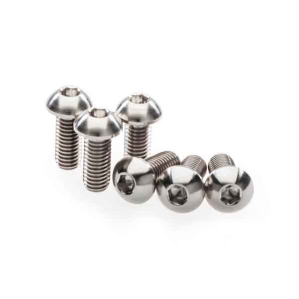 Kit viti disco freno anteriore M8 (6pz) CNC Racing titanio Aprilia RS660 2021-2024