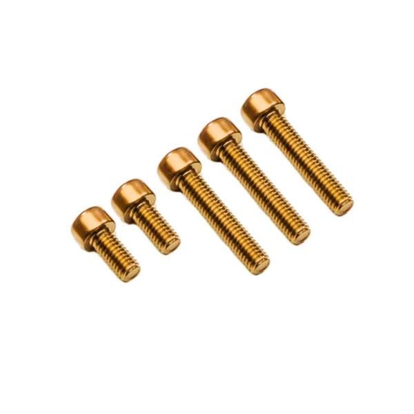 CNC Racing gold tank cap screw kit Ducati Supersport 936 S 2017-2020