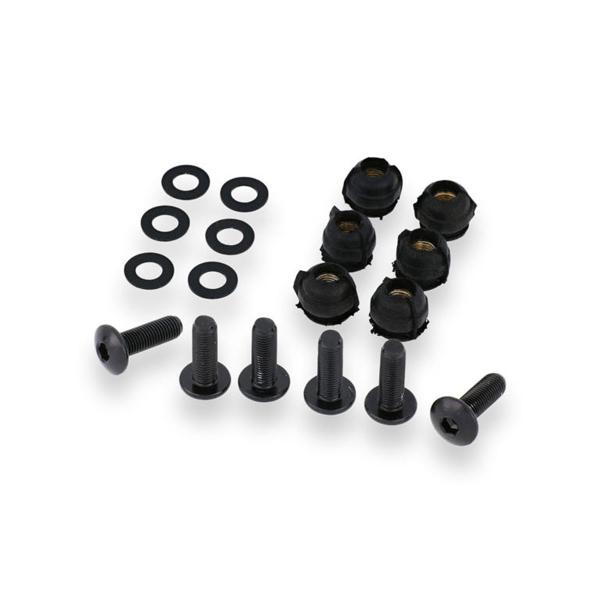 Kit viti cupolino originale 6pz CNC Racing nero Ducati Panigale V4 2018-2024