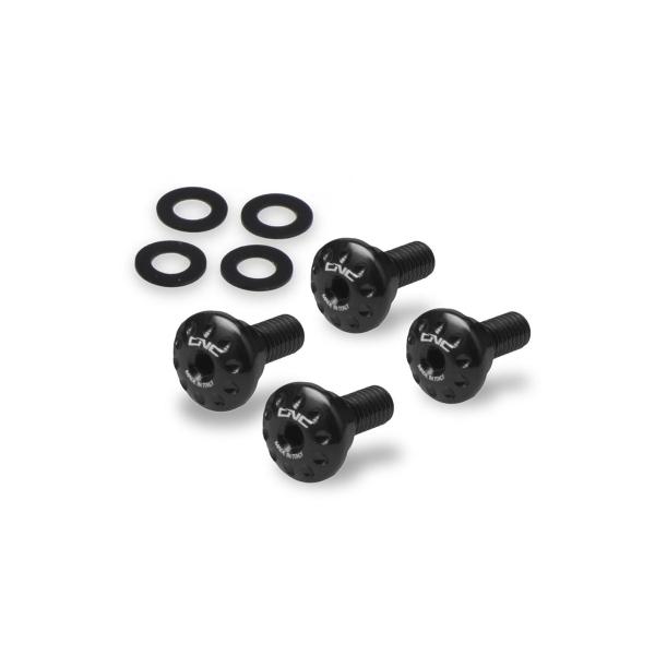 CNC Racing black front fender screw kit Ducati Multistrada 1200S Pikes Peak 2016-2017
