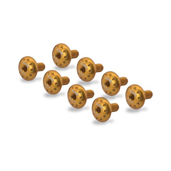 CNC Racing gold front fender screw kit Mv Agusta Dragster 800 2014-2017